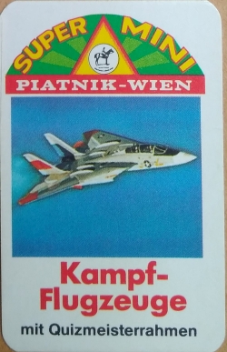 Super Mini Quartett Piatnik Kampfflugzeuge